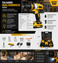 🔧 Taladro Inalámbrico + Kit Completo de Herramientas